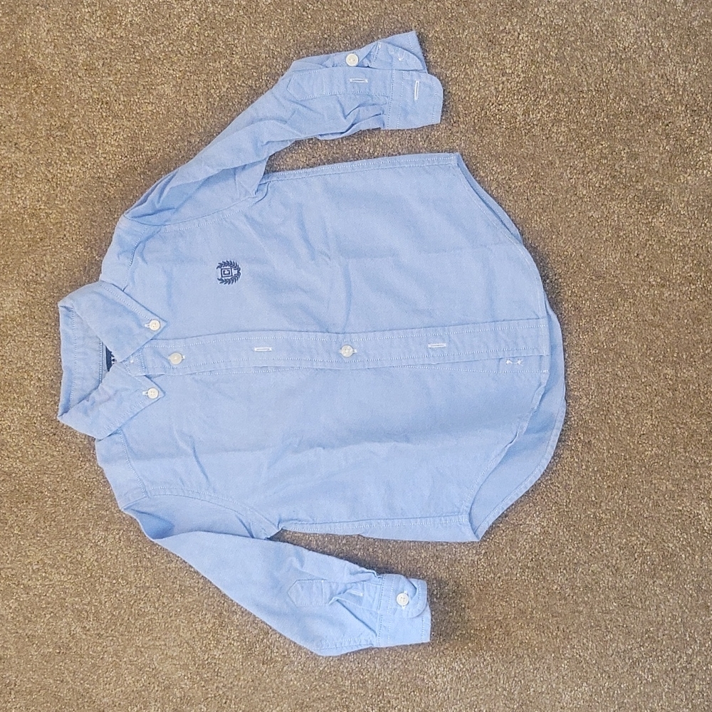 Like new! Long sleeve button down blue shirt